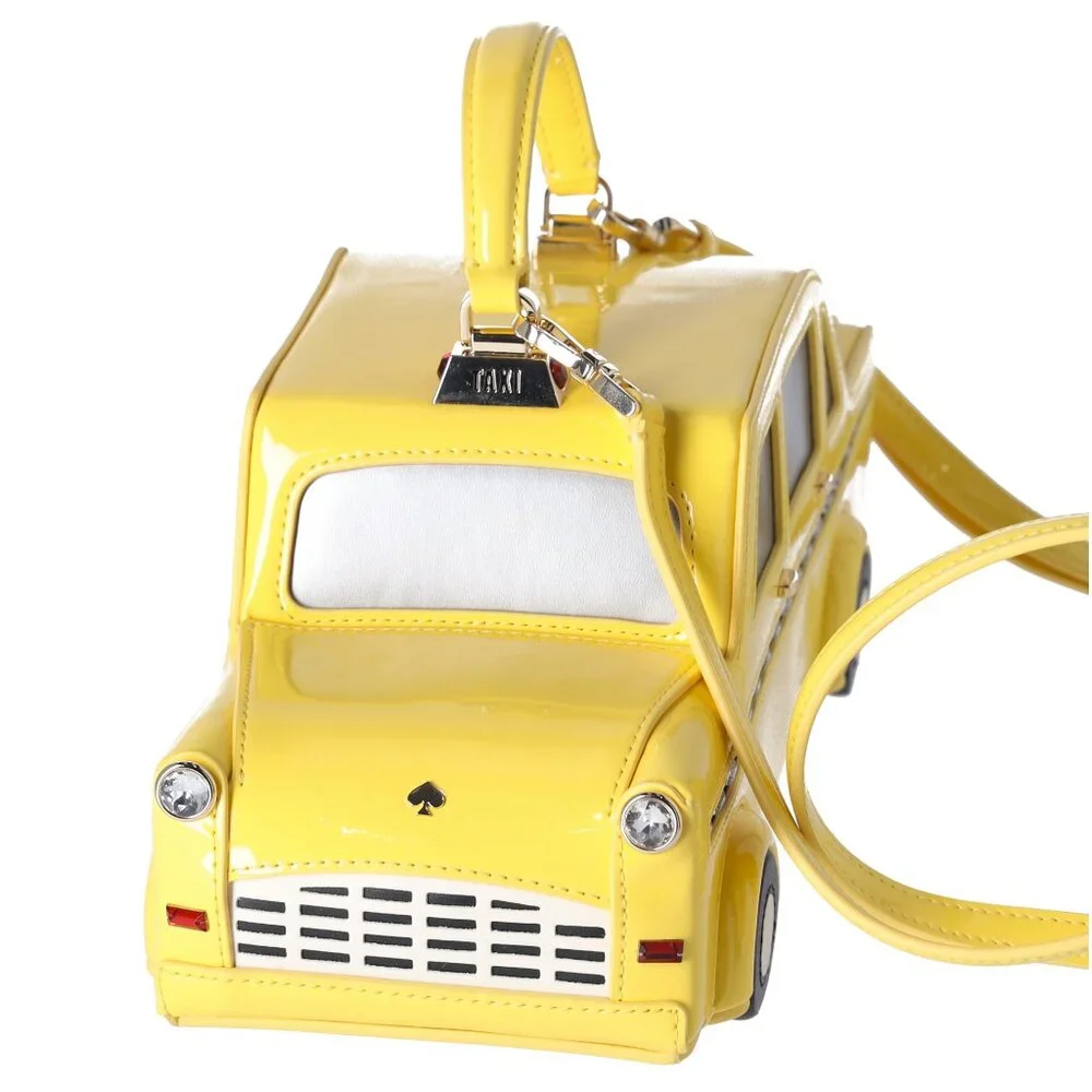 Kate Spade 3D NYC Taxi Yellow Cab Crossbody Bag KI975 Novelty Collection_3